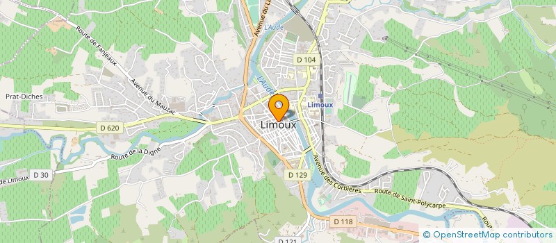localisation de l'entreprise MONSIEUR CLEMENT DEL VALS à LIMOUX