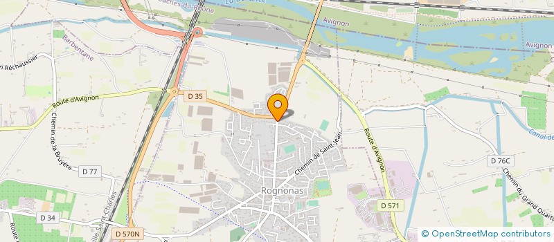 localisation de l'entreprise MONSIEUR CLEMENT DELABRE  ROGNONAS