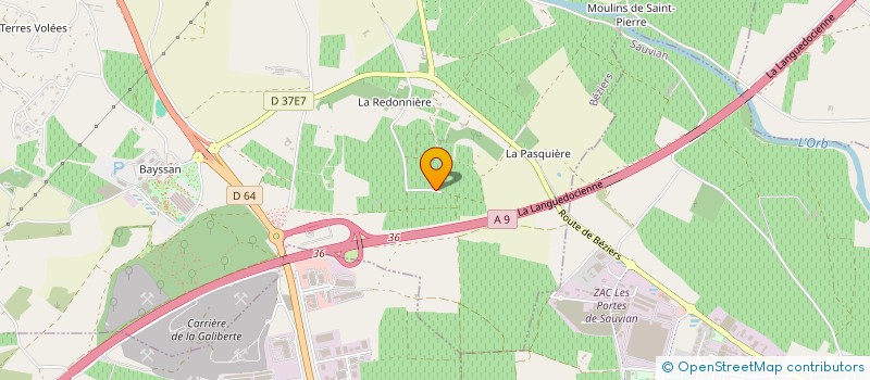 localisation de l'entreprise MONSIEUR CLEMENT DELAFONTAINE  BEZIERS