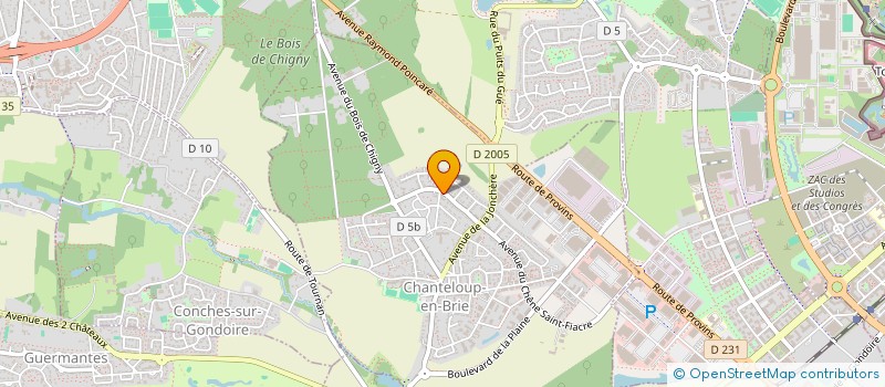 localisation de l'entreprise MONSIEUR CLEMENT DELAGARDE  CHANTELOUP-EN-BRIE