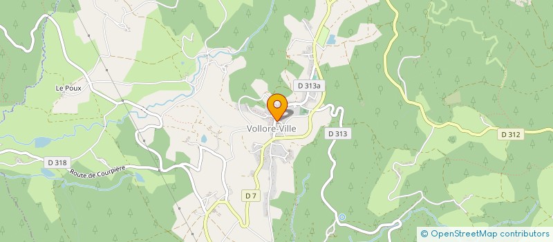 localisation de l'entreprise MONSIEUR CLEMENT DELCOURT  VOLLORE-VILLE