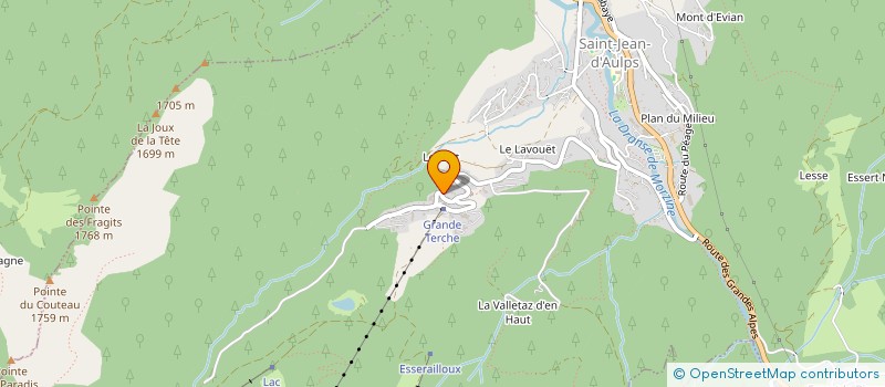 localisation de l'entreprise MONSIEUR CLEMENT DELERCE  SAINT-JEAN-D'AULPS