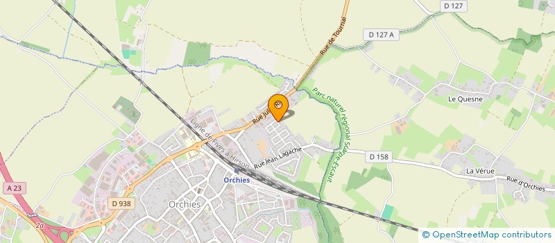 localisation de l'entreprise MONSIEUR CLEMENT DELFLY  ORCHIES