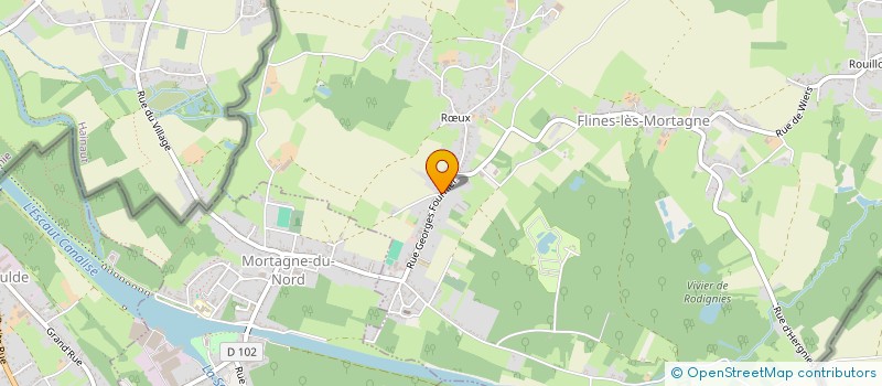 localisation de l'entreprise MONSIEUR CLEMENT DELFOSSE  FLINES-LES-MORTAGNE