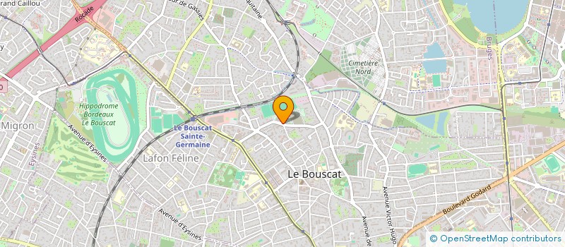 localisation de l'entreprise MONSIEUR CLEMENT DELTENRE à LE BOUSCAT