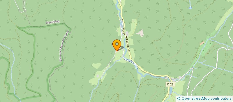 localisation de l'entreprise MONSIEUR CLEMENT DEMANGEON  PLAINFAING