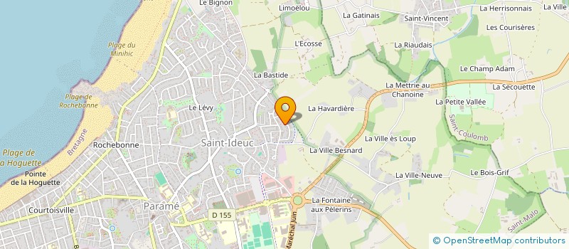 localisation de l'entreprise MONSIEUR CLEMENT DEMBEGA  SAINT-MALO