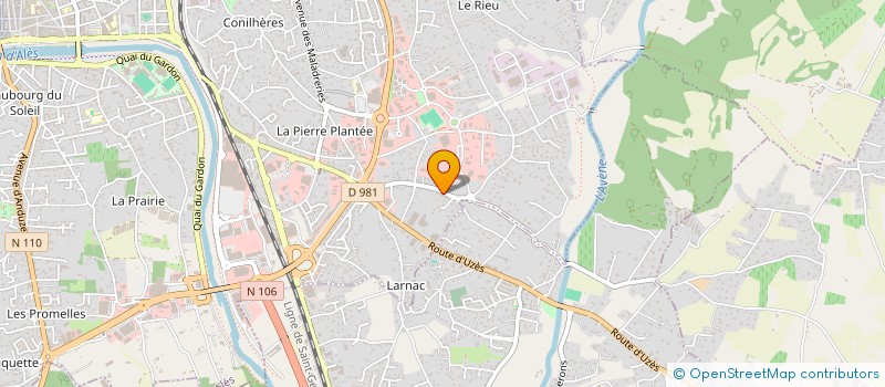 localisation de l'entreprise MONSIEUR CLEMENT DENORME  ALES