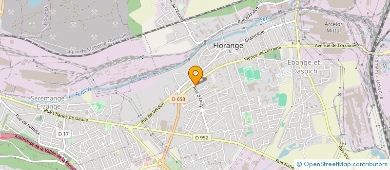 localisation de l'entreprise MONSIEUR CLEMENT DENYS  FLORANGE