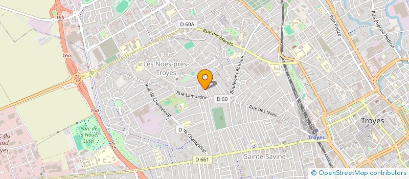 localisation de l'entreprise MONSIEUR CLEMENT DEON  LES NOES-PRES-TROYES