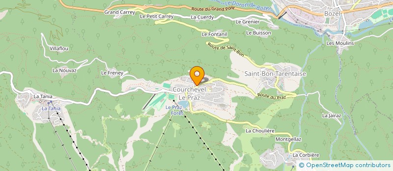 localisation de l'entreprise MONSIEUR CLEMENT DEPERROIS à COURCHEVEL