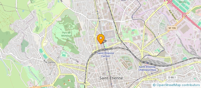 localisation de l'entreprise MONSIEUR CLEMENT DEPORTE  SAINT-ETIENNE