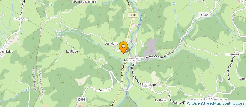 localisation de l'entreprise MONSIEUR CLEMENT DERESSE  SAINT-VINCENT-DE-REINS