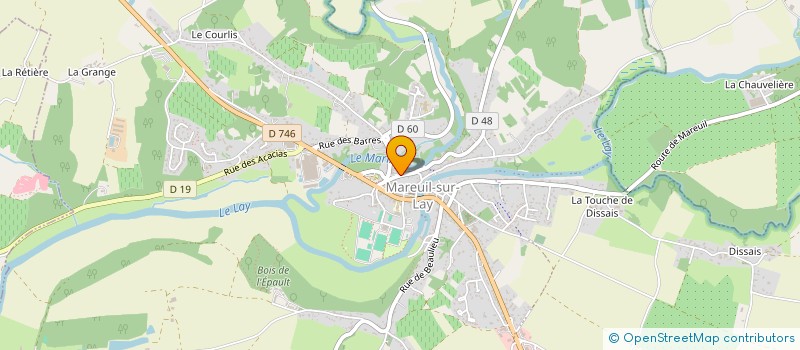 localisation de l'entreprise MONSIEUR CLEMENT DERRIEN  MAREUIL-SUR-LAY-DISSAIS