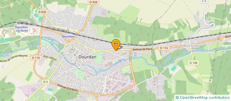 localisation de l'entreprise MONSIEUR CLEMENT DERVAL à DOURDAN