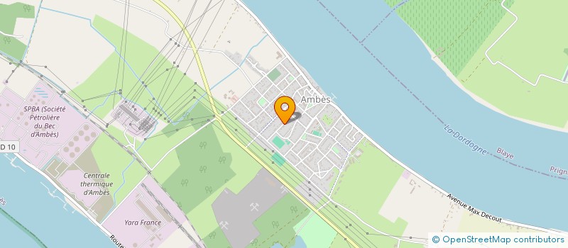 localisation de l'entreprise MONSIEUR CLEMENT DESCHASEAUX  AMBES