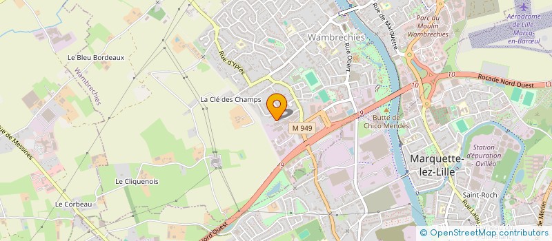 localisation de l'entreprise MONSIEUR CLEMENT DESCHINKEL  WAMBRECHIES