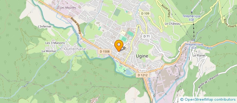 localisation de l'entreprise MONSIEUR CLEMENT DESMETS  UGINE