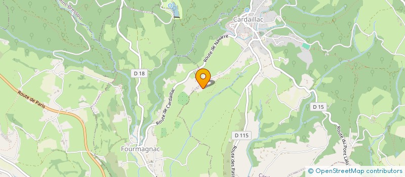 localisation de l'entreprise MONSIEUR CLEMENT DESPEYROUX  CARDAILLAC