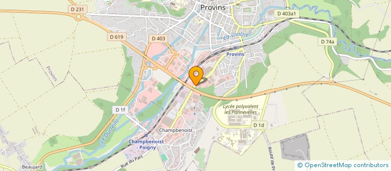 localisation de l'entreprise MONSIEUR CLEMENT DESPUJOLS  PROVINS