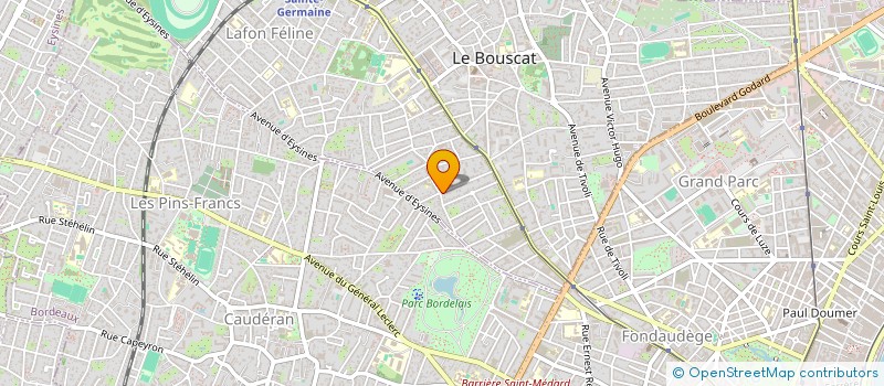 localisation de l'entreprise MONSIEUR CLEMENT DESTOUESSE à LE BOUSCAT