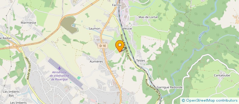 localisation de l'entreprise MONSIEUR CLEMENT DETOURBE  VILLEFRANCHE-DE-ROUERGUE