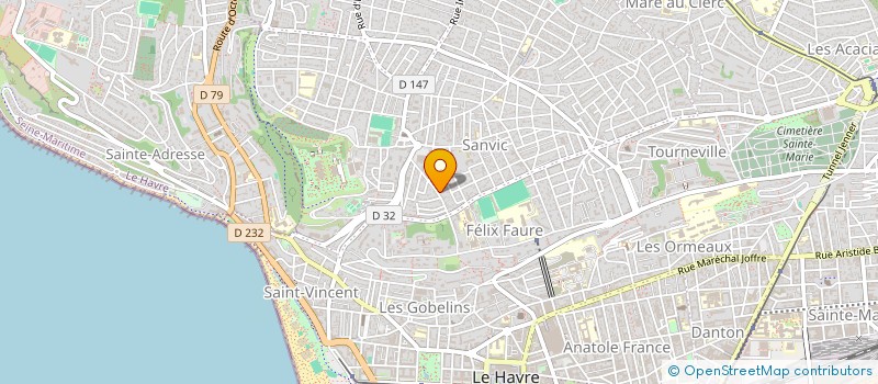 localisation de l'entreprise MONSIEUR CLEMENT DEVAUX à LE HAVRE