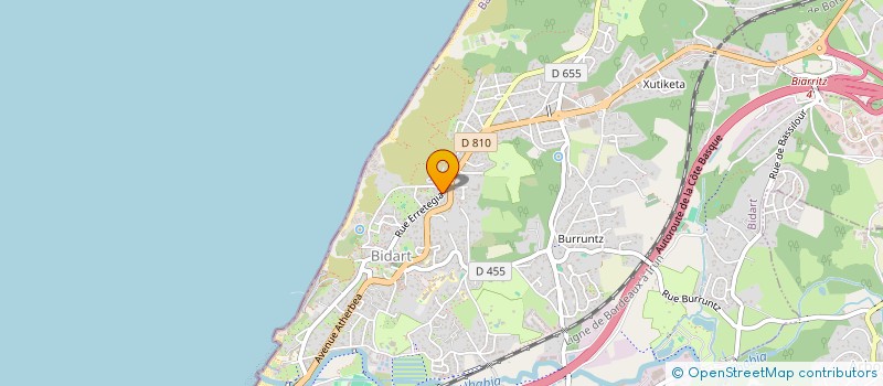 localisation de l'entreprise MONSIEUR CLEMENT DEWALLES à BIDART