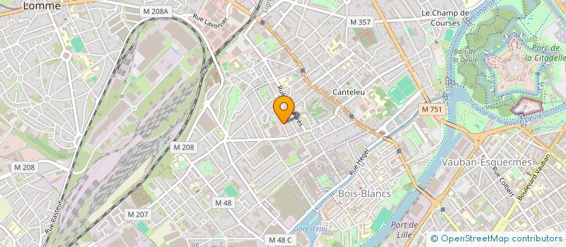 localisation de l'entreprise MONSIEUR CLEMENT DHALLUIN à LILLE