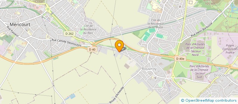 localisation de l'entreprise MONSIEUR CLEMENT DIETRE  ROUVROY