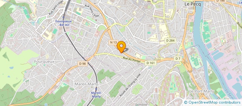 localisation de l'entreprise MONSIEUR CLEMENT DIEUMEGARD  SAINT-GERMAIN-EN-LAYE