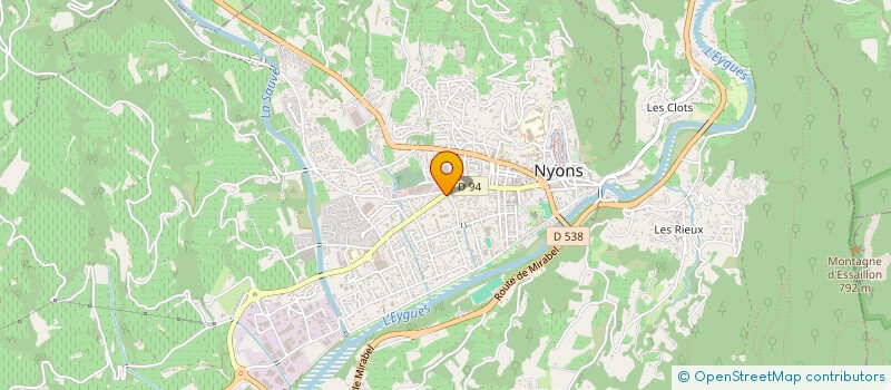 localisation de l'entreprise MONSIEUR CLEMENT DIMNET à NYONS