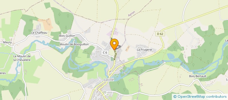 localisation de l'entreprise MONSIEUR CLEMENT DISSARD  LATILLE