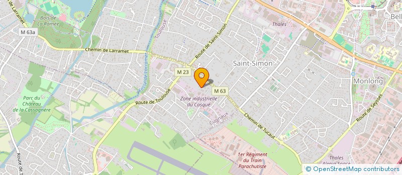 localisation de l'entreprise MONSIEUR CLEMENT DJAAI--MOURGUES  CUGNAUX