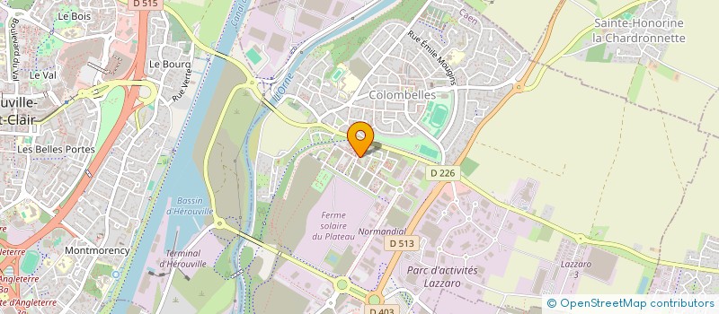 localisation de l'entreprise MONSIEUR CLEMENT DOMINSKI  COLOMBELLES