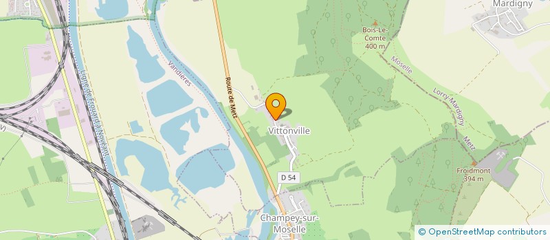 localisation de l'entreprise MONSIEUR CLEMENT DOS SANTOS  VITTONVILLE