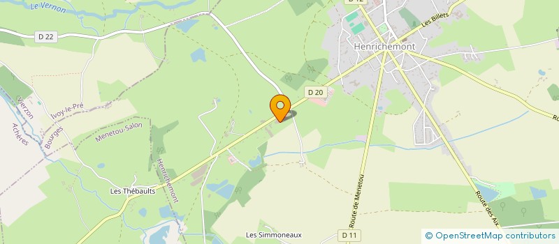 localisation de l'entreprise MONSIEUR CLEMENT DOUILLY  HENRICHEMONT