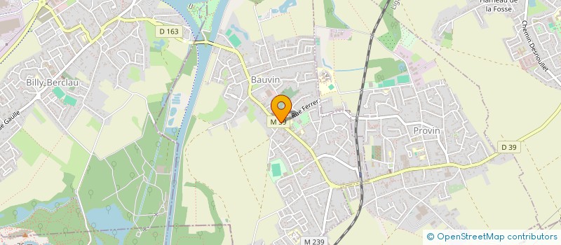 localisation de l'entreprise MONSIEUR CLEMENT DOURCY  BAUVIN