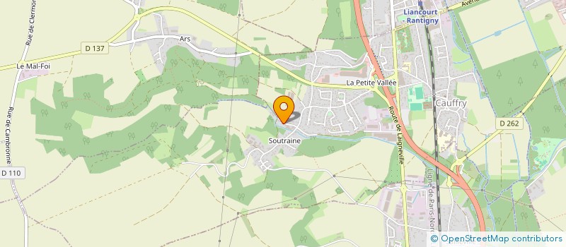 localisation de l'entreprise MONSIEUR CLEMENT DROUARD  CAUFFRY