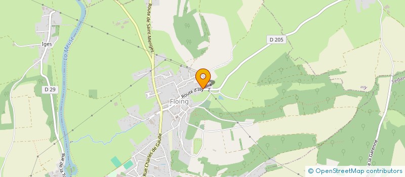 localisation de l'entreprise MONSIEUR CLEMENT DROUIN  FLOING