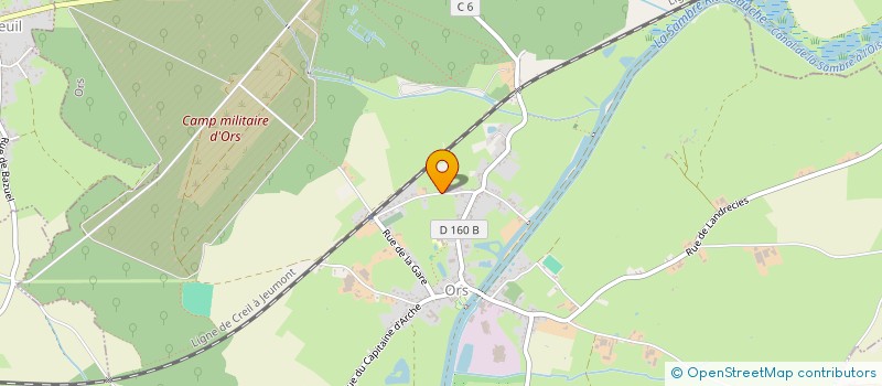 localisation de l'entreprise MONSIEUR CLEMENT DRUESNE  ORS