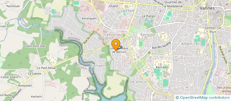 localisation de l'entreprise MONSIEUR CLEMENT DRULA à VANNES