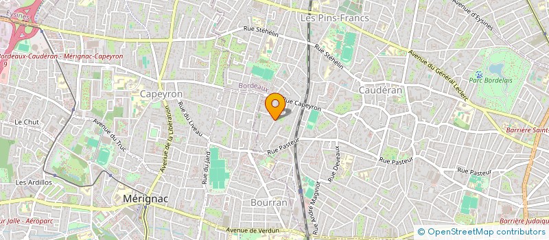 localisation de l'entreprise MONSIEUR CLEMENT DUBEARN  BORDEAUX