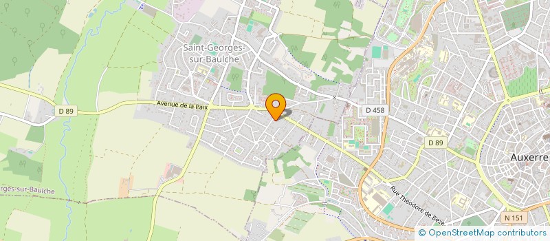 localisation de l'entreprise MONSIEUR CLEMENT DUBOIS  SAINT-GEORGES-SUR-BAULCHE