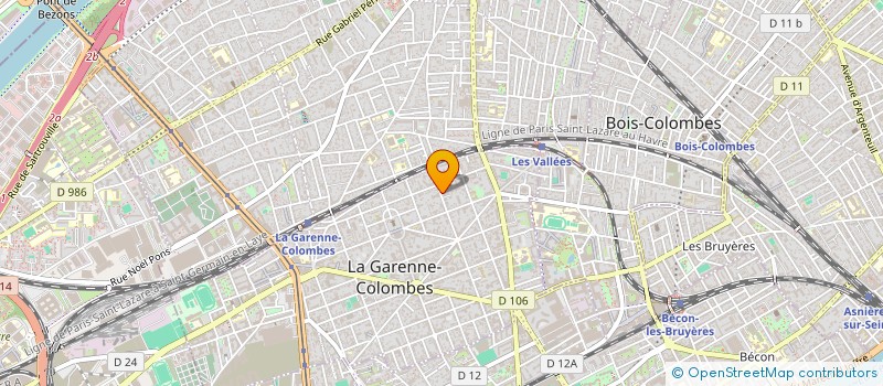 localisation de l'entreprise MONSIEUR CLEMENT DUBREUIL à LA GARENNE-COLOMBES
