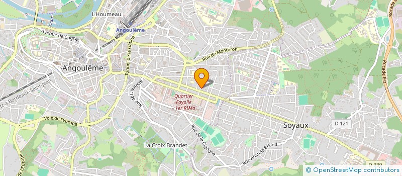 localisation de l'entreprise MONSIEUR CLEMENT DUBUISSON à ANGOULEME