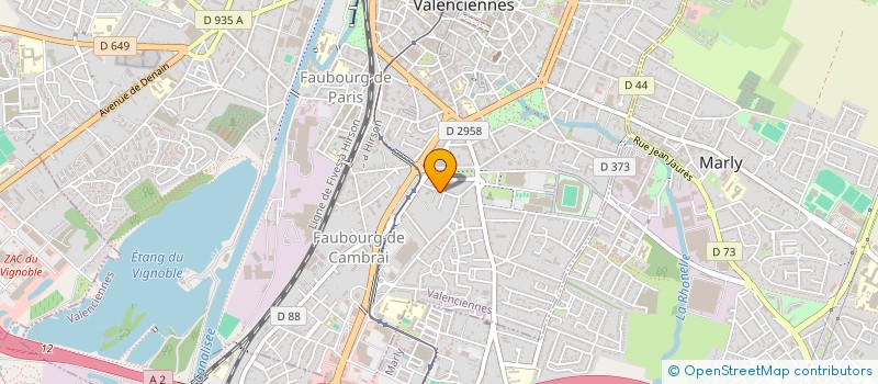 localisation de l'entreprise MONSIEUR CLEMENT DUCHEMIN  VALENCIENNES