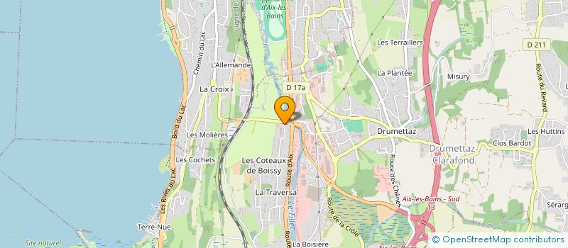 localisation de l'entreprise MONSIEUR CLEMENT DUCLOUX  VIVIERS-DU-LAC