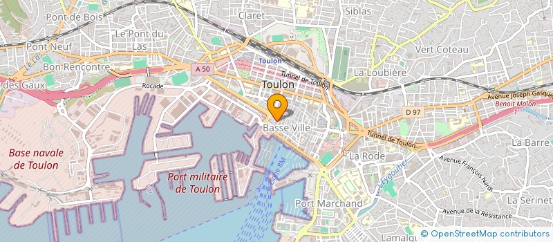 localisation de l'entreprise MONSIEUR CLEMENT DUDRAGNE à TOULON