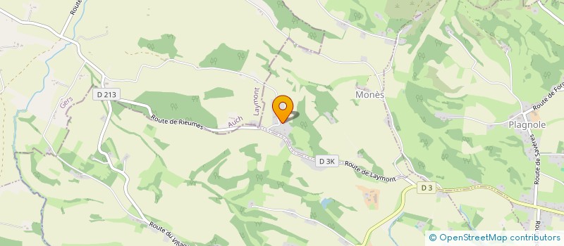 localisation de l'entreprise MONSIEUR CLEMENT DUFAUT  MONES